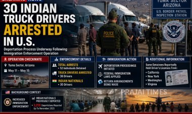 30 Indian Truck Drivers Arrested in US Immigration Crackdown; Deportation Process Underway