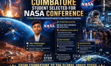 Coimbatore Student Selected to Participate in Prestigious NASA Space Conference in USA