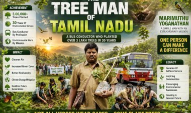 Meet Marimuthu Yoganathan: The Bus Conductor Who Planted Over 3 Lakh Trees in 30 Years