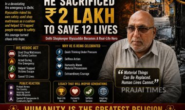 Delhi Shopkeeper Riyazuddin Helps Save 12 Lives During Fire Rescue Operation
