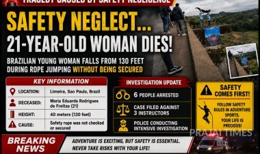 Brazilian Woman Dies in Rope-Jumping Tragedy After Alleged Safety Failure; Six Arrested