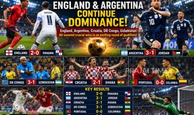 England and Argentina Extend Winning Run in FIFA World Cup 2026 Qualifiers