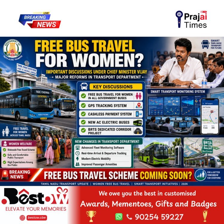 Tamil Nadu Government Discusses Free Bus Travel for Women Across All Buses