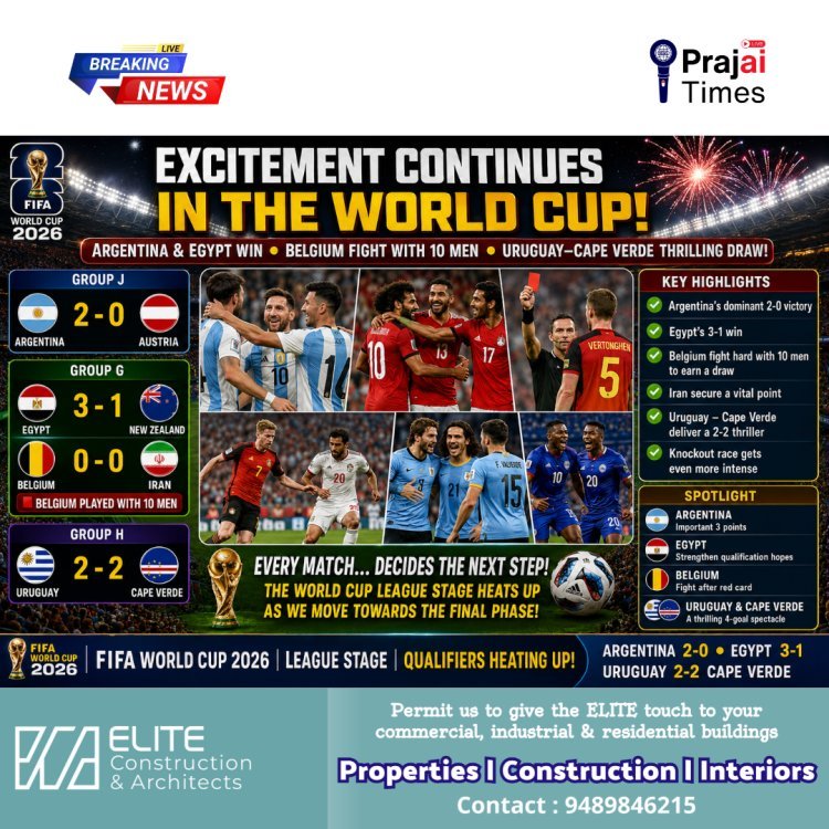 Argentina and Egypt Secure Key FIFA World Cup Qualifier Wins as Belgium Held by Iran