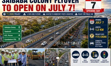 Saibaba Colony Flyover to Open on July 7, Bringing Relief to Coimbatore Traffic