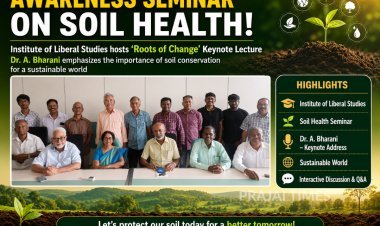 IMPORTANCE OF SOIL HEALTH EMPHASISED AT ILS COIMBATORE