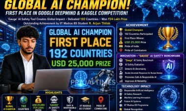 Coimbatore’s R. Arjun Thilak Wins Global AI Championship by Google DeepMind and Kaggle