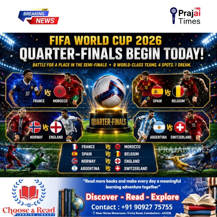 FIFA World Cup 2026 Quarter-Finals: France, Spain, England and Argentina Set for Blockbuster Clashes