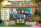 WORLD ELEPHANT DAY observed by AGNES SCHOOL with support of ROTARY AND ROTARACT
