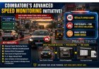 Coimbatore Traffic Police Launch Speed Monitoring: Fines for Vehicles Exceeding 40 km/h