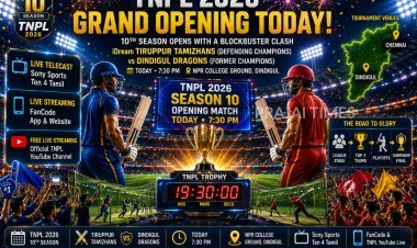 TNPL 2026 Begins Today: iDream Tiruppur Tamizhans Face Dindigul Dragons in Season Opener