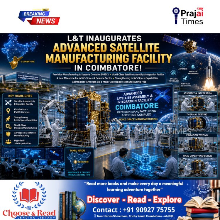 Coimbatore Takes a Giant Leap in Space Manufacturing as L&T Opens Advanced Satellite Facility