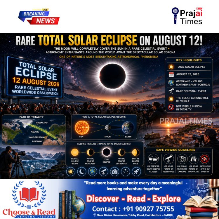 Total Solar Eclipse on August 12: Spectacular Celestial Event to Be Visible Across Parts of Europe and Greenland