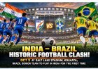 India vs Brazil Football Friendly Confirmed for October 3 in Kolkata
