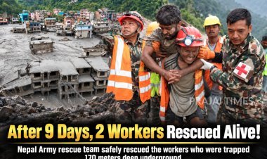 Two Workers Rescued Alive After 9 Days Trapped in Nepal Hydropower Tunnel
