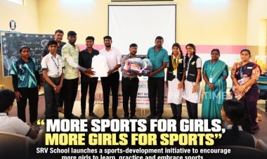 SRV School Interact Club Launches ‘More Sports for Girls, More Girls for Sports’ Initiative