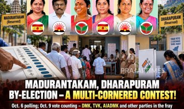 Tamil Nadu By-Elections 2026: Four-Way Contest in Madurantakam and Dharapuram