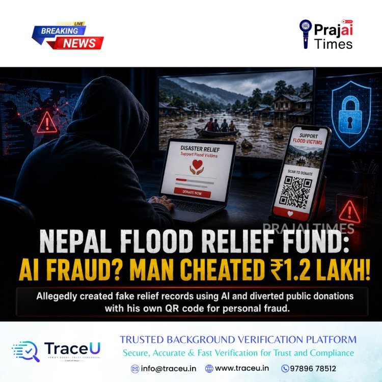Nepal Flood Relief Fund AI Scam? Man Allegedly Dupes Public of ₹1.2 Lakh