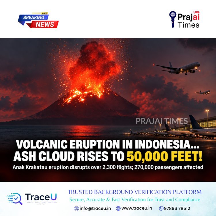 Anak Krakatau Eruption Sends Ash 50,000 Feet High, Disrupting Thousands of Flights in Indonesia