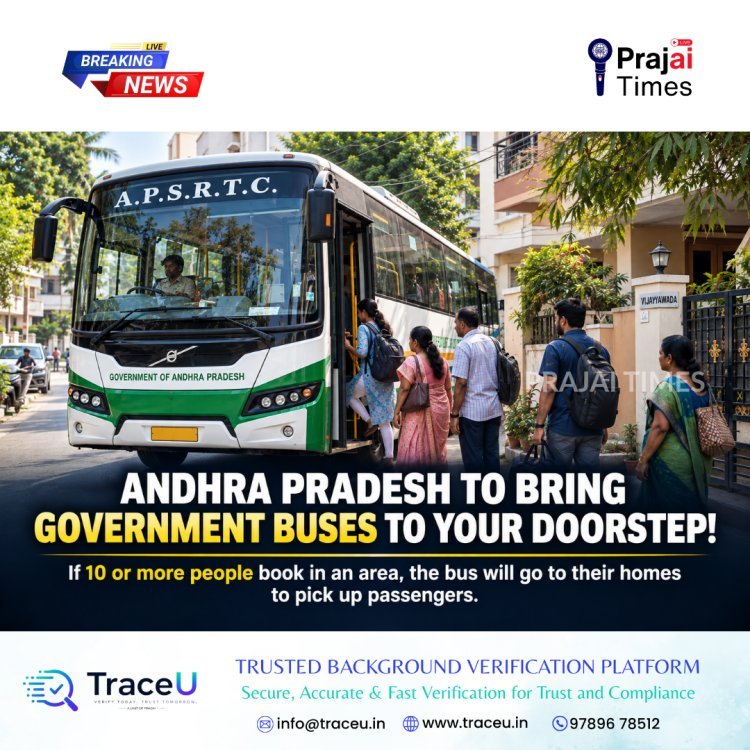 Andhra Pradesh Plans Government Buses to Pick Up Passengers From Their Doorsteps