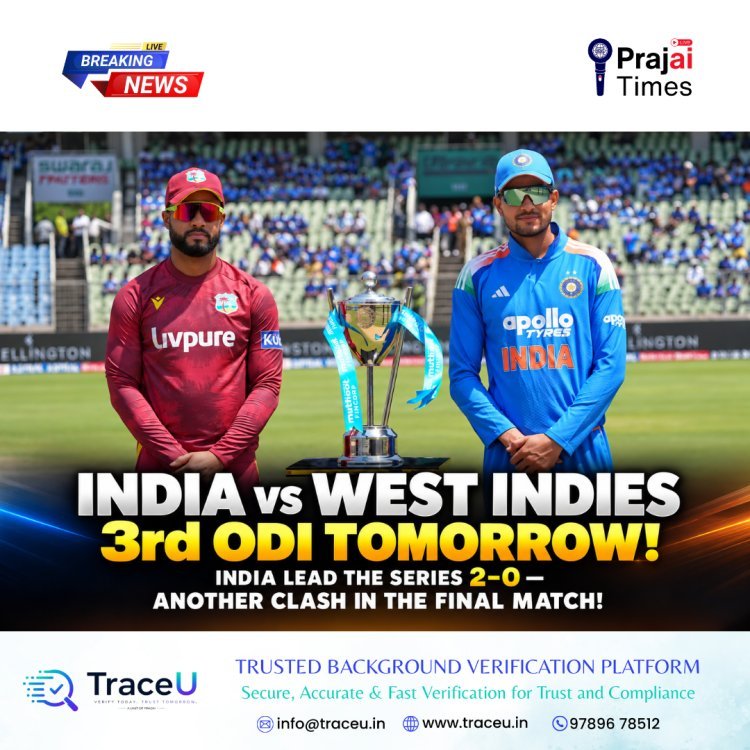 India vs West Indies 3rd ODI on October 3: Match Time, Venue and Team Update